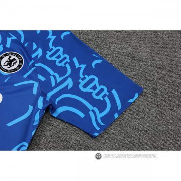 Camiseta de Entrenamiento Chelsea 2022-2023 Azul