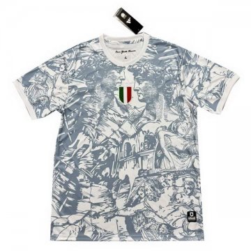 Camiseta de Entrenamiento Italia 2024-25 Blanco