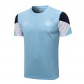 Camiseta de Entrenamiento Manchester City 2021-22 Azul