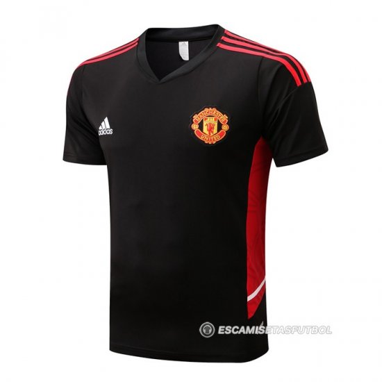 Camiseta de Entrenamiento Manchester United 22-23 Negro - Haga un click en la imagen para cerrar