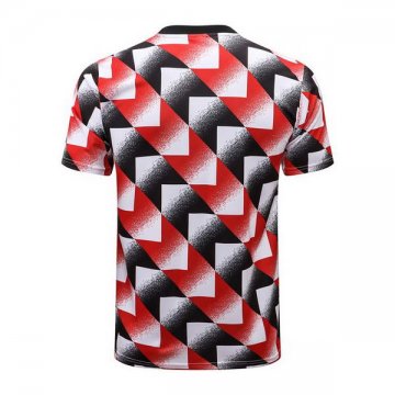 Camiseta de Entrenamiento Manchester United 22-23 Negro y Rojo