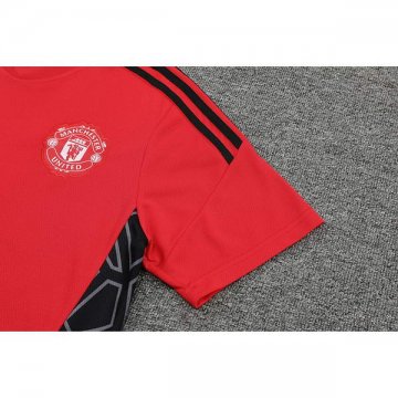 Camiseta de Entrenamiento Manchester United 22-23 Rojo
