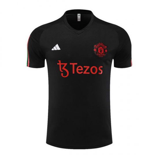 Camiseta de Entrenamiento Manchester United 23-24 Negro - Haga un click en la imagen para cerrar