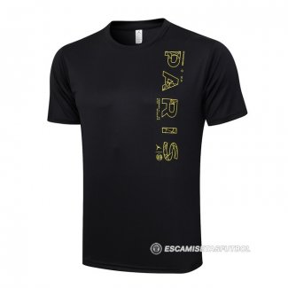 Camiseta de Entrenamiento Paris Saint-Germain Jordan 2023-24 Negro