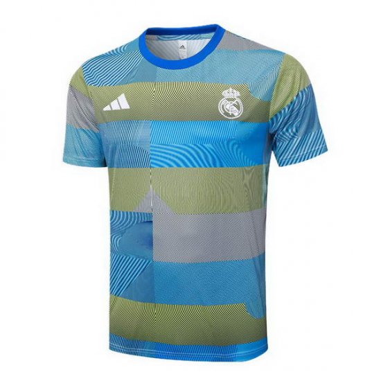 Camiseta de Entrenamiento Real Madrid 25-26 Azul Verde - Haga un click en la imagen para cerrar