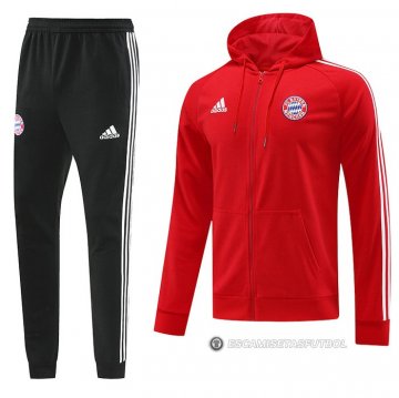 Chandal con Capucha del Bayern Munich 22-23 Rojo
