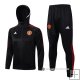 Chandal con Capucha del Manchester United 2022-23 Negro