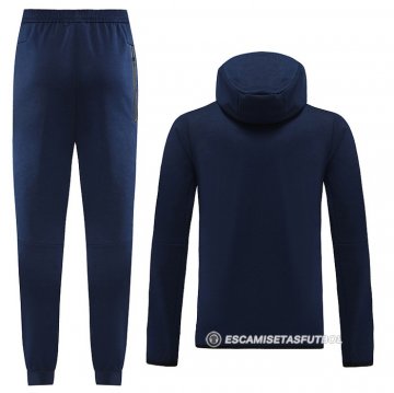 Chandal con Capucha del Paris Saint-Germain 2022-23 Azul