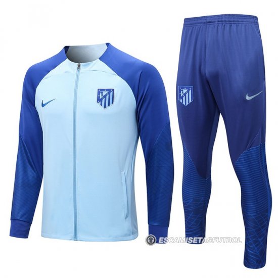 Chandal de Chaqueta del Atletico Madrid 2022-23 Azul - Haga un click en la imagen para cerrar