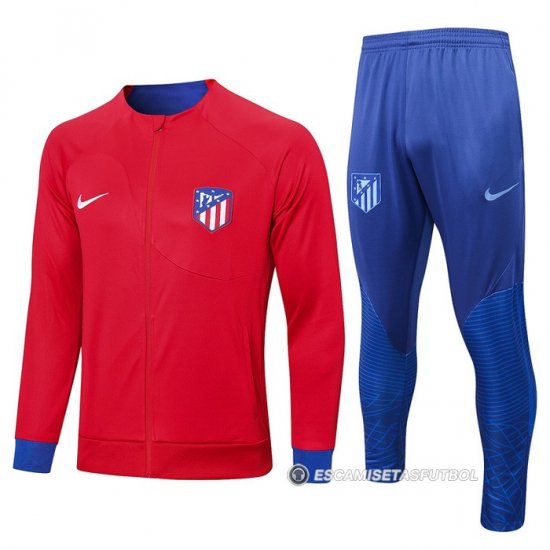 Chandal de Chaqueta del Atletico Madrid 2022-23 Rojo - Haga un click en la imagen para cerrar