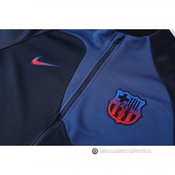 Chandal de Chaqueta del Barcelona 22-23 Azul
