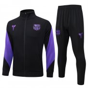 Chandal de Chaqueta del Barcelona 25-26 Negro Purpura