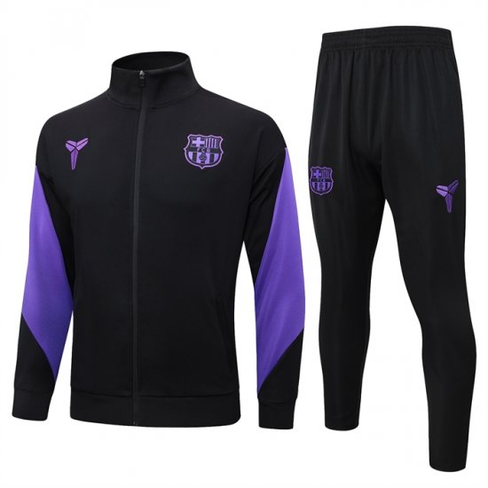 Chandal de Chaqueta del Barcelona 25-26 Negro Purpura - Haga un click en la imagen para cerrar