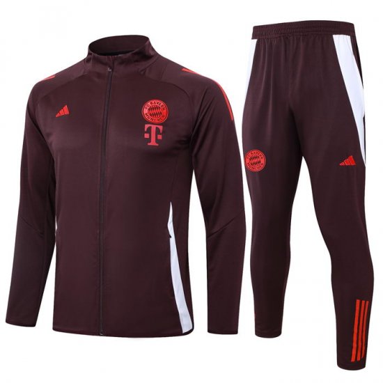 Chandal de Chaqueta del Bayern Munich 2024-25 Rojo - Haga un click en la imagen para cerrar