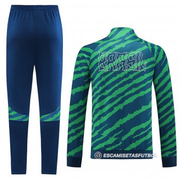 Chandal de Chaqueta del Brasil 2022-23 Verde