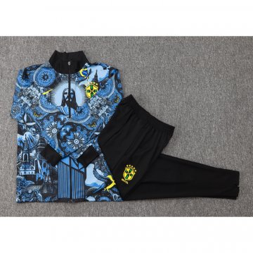 Chandal de Chaqueta del Brasil Jesus 24-25 Azul