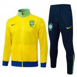 Chandal de Chaqueta del Brasil Nino 25-26 Amarillo