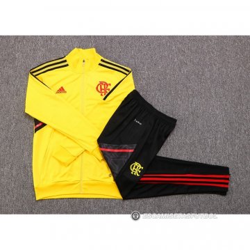 Chandal de Chaqueta del Flamengo Nino 22-23 Amarillo