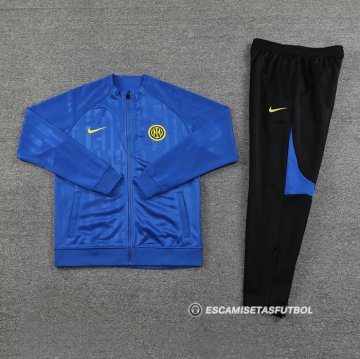 Chandal de Chaqueta del Inter Milan 23-24 Azul