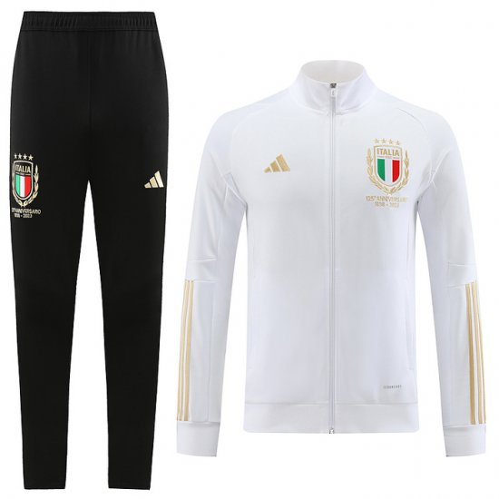 Chandal de Chaqueta del Italia 2023-24 Blanco - Haga un click en la imagen para cerrar