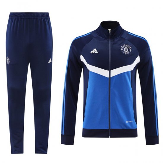 Chandal de Chaqueta del Manchester United 2024-2025 Azul - Haga un click en la imagen para cerrar