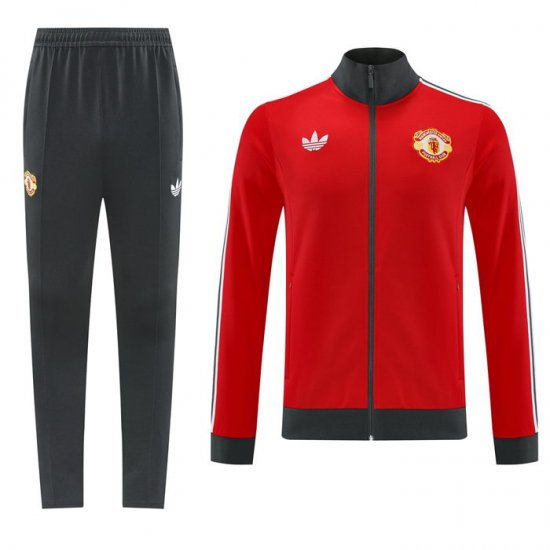 Chandal de Chaqueta del Manchester United 2024-2025 Rojo - Haga un click en la imagen para cerrar