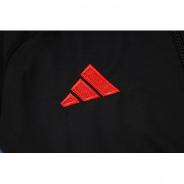 Chandal de Chaqueta del Manchester United Nino 24-25 Negro y Gris