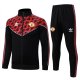 Chandal de Chaqueta del Manchester United Nino 25-26 Negro Rojo