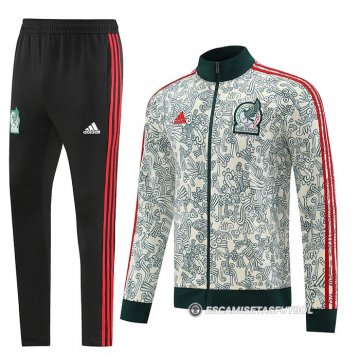 Chandal de Chaqueta del Mexico 22-23 Blanco