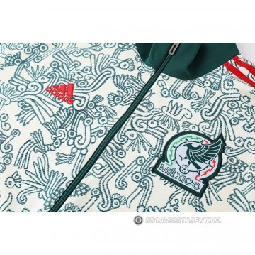 Chandal de Chaqueta del Mexico 22-23 Blanco