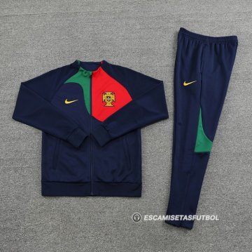 Chandal de Chaqueta del Portugal 22-23 Azul