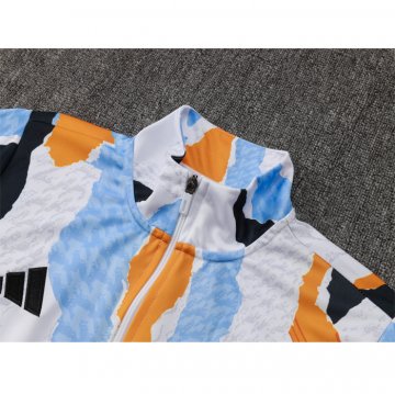 Chandal de Chaqueta del Real Madrid 24-25 Blanco y Amarillo
