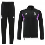 Chandal de Chaqueta del Real Madrid Nino 22-23 Negro