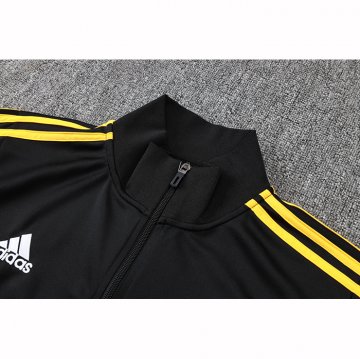 Chandal de Chaqueta del Real Madrid Nino 25-26 Negro Amarillo