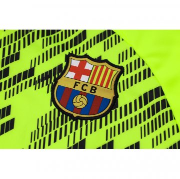 Chandal de Sudadera del Barcelona 24-25 Verde Fluorescente
