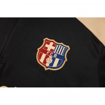 Chandal de Sudadera del Barcelona Nino 24-25 Negro Oro