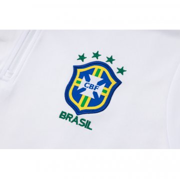 Chandal de Sudadera del Brasil 24-25 Blanco