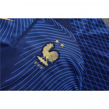 Chandal de Sudadera del Francia 2022-23 Azul Oscuro