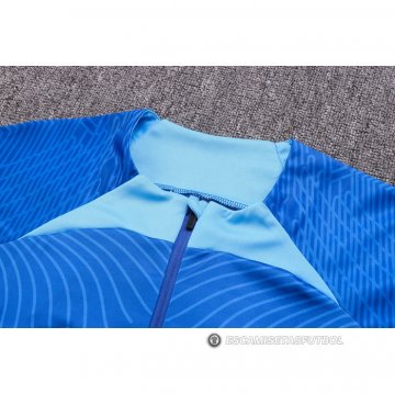 Chandal de Sudadera del Inglaterra 22-23 Azul