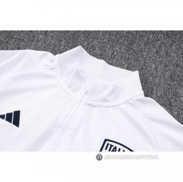 Chandal de Sudadera del Italia 23-24 Blanco