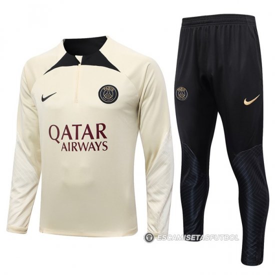 Chandal de Sudadera del Paris Saint-Germain 23-24 Amarillo - Haga un click en la imagen para cerrar