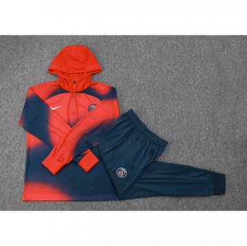 Chandal de Sudadera del Paris Saint-Germain 23-24 Rojo y Azul