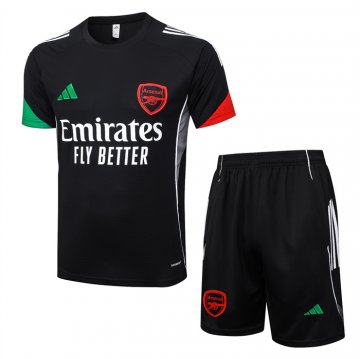 Chandal del Arsenal Manga Corta 25-26 Negro - Pantalon Corto