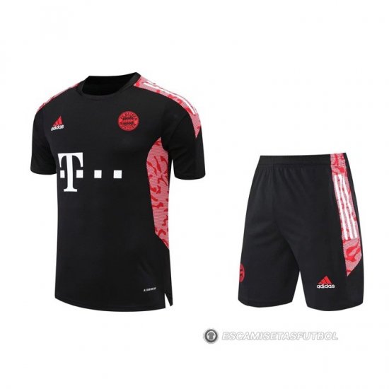 Chandal del Bayern Munich Manga Corta 2022-23 Negro - Pantalon Corto - Haga un click en la imagen para cerrar