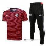 Chandal del Bayern Munich Manga Corta 2022 Rojo