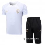 Chandal del Corinthians Manga Corta 23-24 Blanco - Pantalon Corto