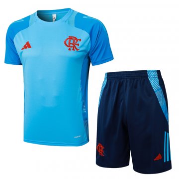 Chandal del Flamengo Manga Corta 2024-25 Azul - Pantalon Corto