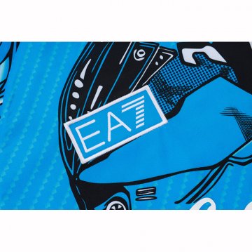 Chandal del Napoli Manga Corta 25-26 Azul - Pantalon Corto