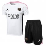 Chandal del Paris Saint-Germain Jordan Manga Corta 24-25 Blanco - Pantalon Corto