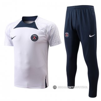 Chandal del Paris Saint-Germain Manga Corta 2022-2023 Blanco